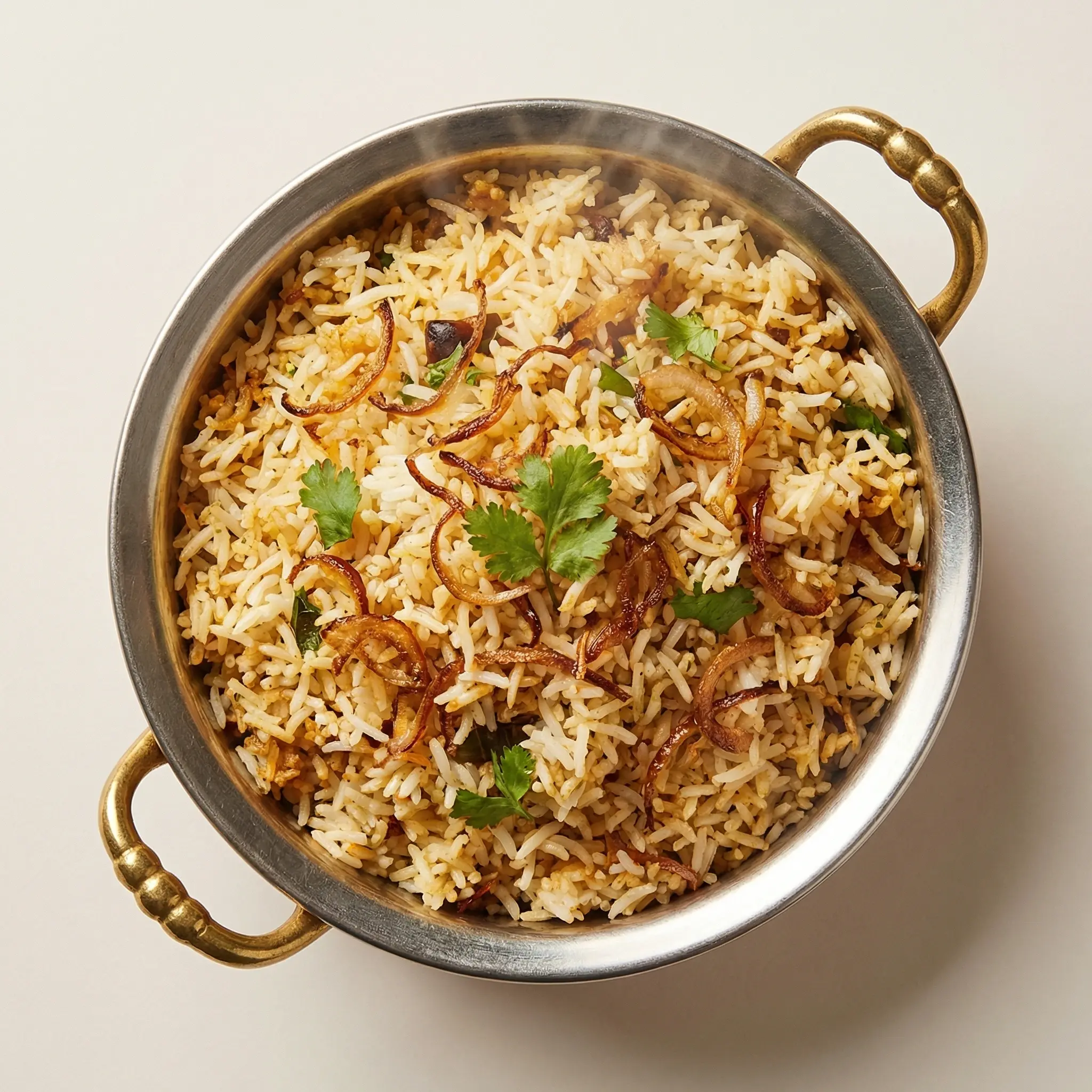 Bamboo Biryani (Mulam Kutti) - smoky Kerala biryani cooked in bamboo at Kerala Restaurant Edmonton